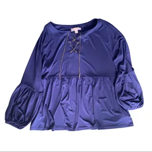 Michael Kors Blouse with elegant balloon sleeves elegant design on the neck thumbnail 7