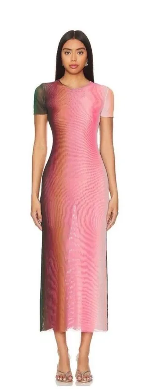 MISA ombré sheer dress size XS NWT‎ thumbnail 1