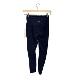 Lululemon Align HR pant 25” size 6 with pockets True Navy New with Tags thumbnail 2