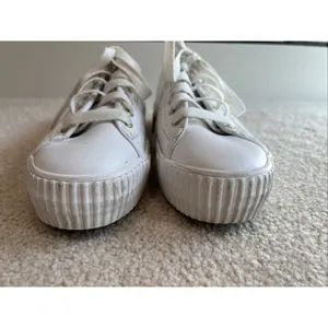 Keds Triple Kick WH57310 Leather White Platform Sneakers Shoes Lace Up thumbnail 5