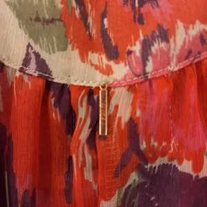 MISA Los Angeles Kasey Floral-Print Chiffon Mini Dress, NWT thumbnail 9