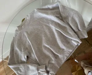 Abercrombie Mockneck Sweatshirt Grey thumbnail 1