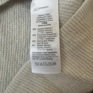 Madewell women’s oversized asherton waffle henley sweater thumbnail 2