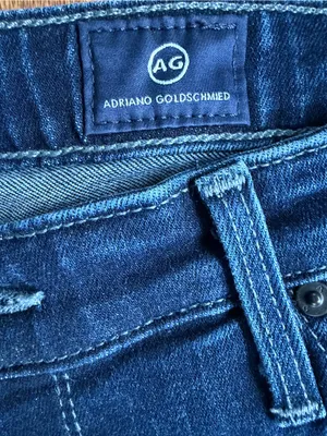 AG Adriano Goldschmied The Prima Mid Rise Cigarette Jeans Women’s 28R Dark Wash thumbnail 4
