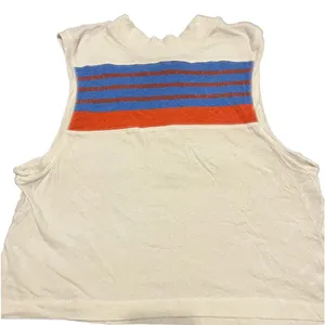 We the free white sleeveless shirt size small thumbnail 1