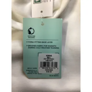 DSG Womens Cold Weather Compression Turtle Neck Pure White DAW23600 Small NWT‎ thumbnail 4