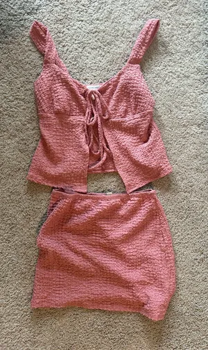summer matching set Pink thumbnail 1