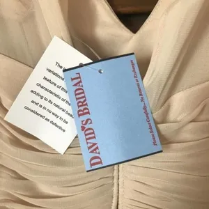 David’s Bridal Flutter Sleeve Bridesmaid Dress thumbnail 8