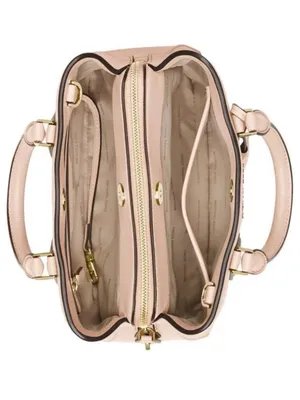 Michael Kors Leather Purse Satchel - Light pink thumbnail 4