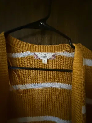 Sienna Sky yellow cardigan thumbnail 2