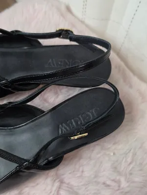 J Crew Robin Mary Jane kitten heels in spazzolato leather thumbnail 4