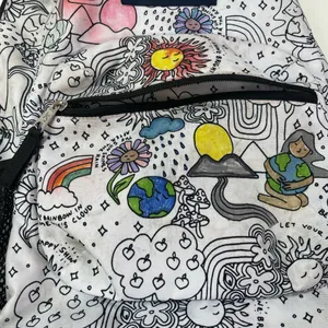 Jansport Cross Town Backpack Laptop Bag Color Me In Edition School Travel thumbnail 9