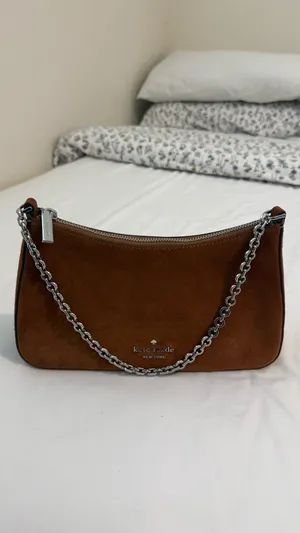 Brown Suede Kate Spade Bag thumbnail 8