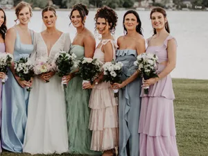 Bridesmaid Dress Blush Pink thumbnail 4