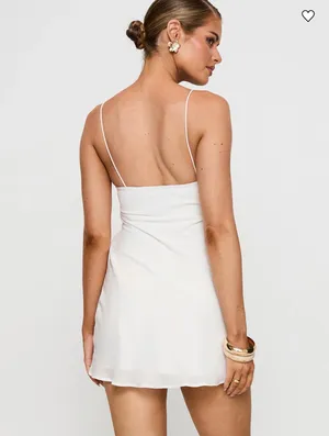 Artea Mini Dress White Princess Polly thumbnail 3