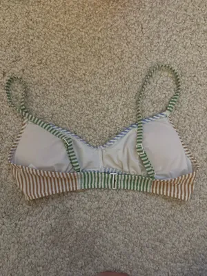 Aerie Scoop Striped Bikini Top thumbnail 2