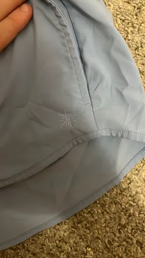 Light Blue Aerie Running Shorts thumbnail 3