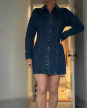 Abercrombie & Fitch Denim Shirt Dress thumbnail 2