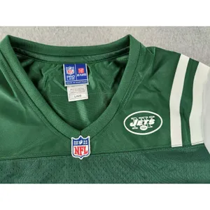 NFL Pro‎ Line New York Jets Football NY Blank Jersey Women's Size LARGE NEW thumbnail 7