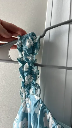 Altar'd State XS blue flower dress thumbnail 6