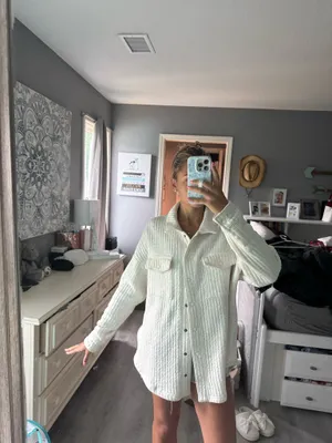 Aerie Shacket Oversized thumbnail 2