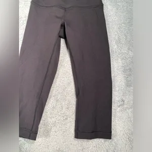Lululemon crop Black Leggings 4 thumbnail 3