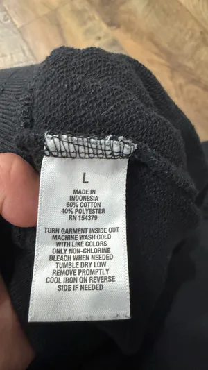 Aeropostale Men's Jogger Sweatpants Black Pants Size Large thumbnail 6