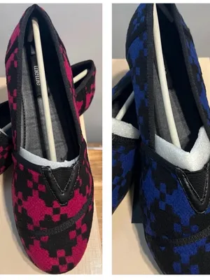 Theme Blue Cobalt and Fushia Bundle With Black Loafers Flats Size 9.5 Bundle thumbnail 2