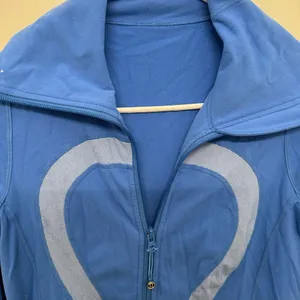 Lululemon Blue Zip Up Sweatshirt thumbnail 2