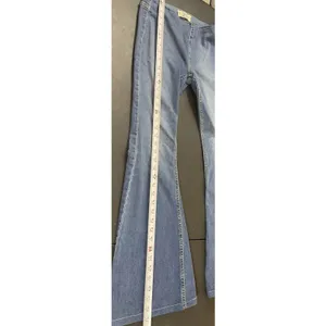 We The Free Free People Flare Jeans 26 Blue Stretch Bell Bottom Boho Indie Retro thumbnail 11