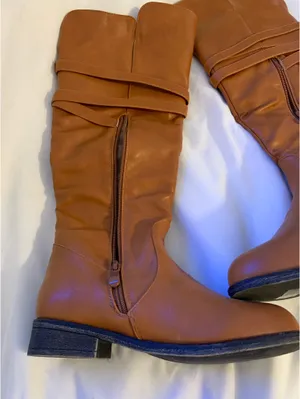 Brand New Top Moda Brown Tall Boots Sz 5.5 thumbnail 2