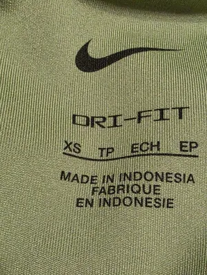 Nike Dri-Fit Olive Green Leggings Size XS thumbnail 4