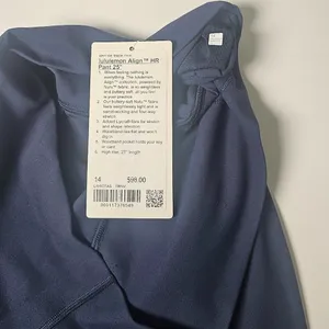 Lululemon Align High-Rise Pant 25"/ / True Navy / Size 14 - LW5CTAS thumbnail 7