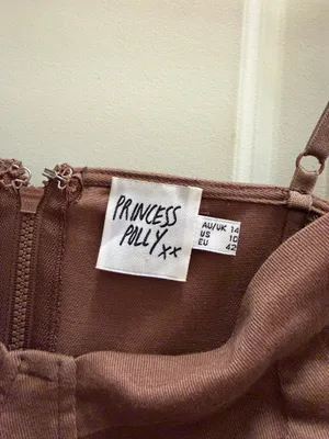 Brown Corset Top Princess Polly thumbnail 3