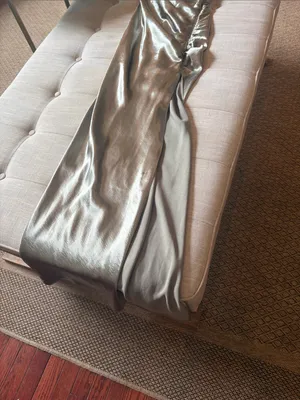 Sachin & Babi Sage Green Satin Scrunch Maxi Dress Size 0 thumbnail 2