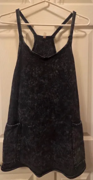 Free People Movement black hot shot mini dress in XS thumbnail 1