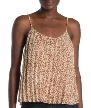NWT June & Hudson Tank‎ Brown Size L thumbnail 1