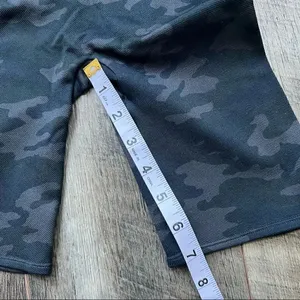 Spanx Grey Black Look at Me Now Camo High Waisted Biker Shorts Shape Wear XS thumbnail 6