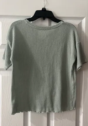 American Eagle Mint Green Shirt, Size X-Small thumbnail 3