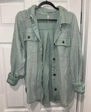 Free people Ruby Shacket blue/mint XS thumbnail 4