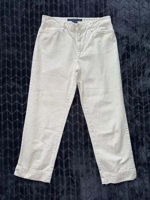 Ralph Lauren‎ Sport Pants Women Straight Stretch Gray Size 2 thumbnail 1