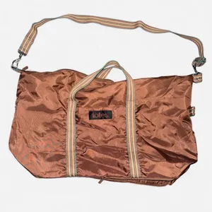 Totes Brown Nylon Weekender Bag, Duffle Bag for Travel, Collapsible tote bag thumbnail 1
