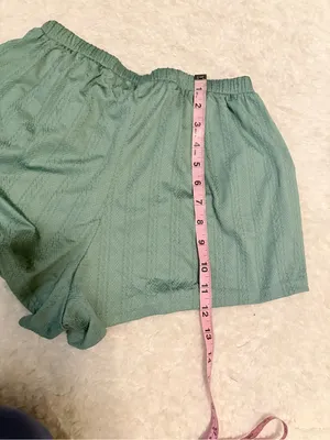 Cozy small Sage Green Textured Lounge & Pajama Set thumbnail 3