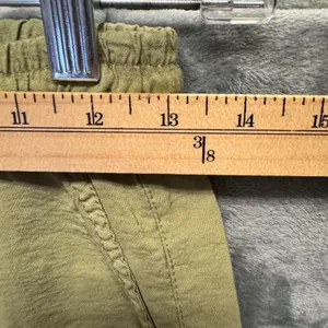 2271 | Olive Green Utility Cargo Pants High Waist Relaxed Gorpcore Women L thumbnail 3