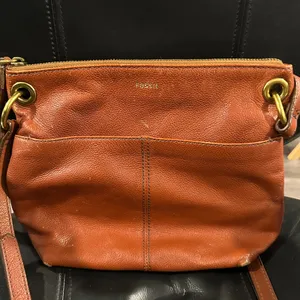Fossil Women's Tan Leather Bag thumbnail 3