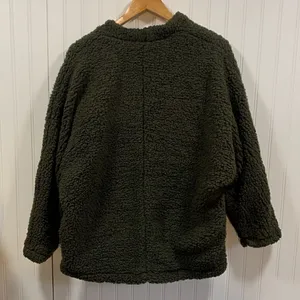 All in Favor Sherpa olive green jacket thumbnail 4