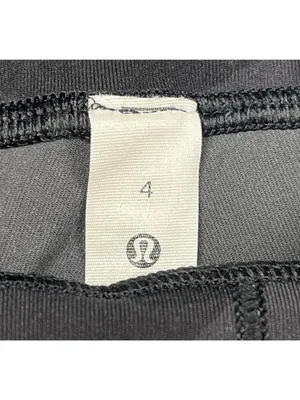 Lululemon Align High Rise Crop Leggings 4 Black/Gray Camo 21" thumbnail 7