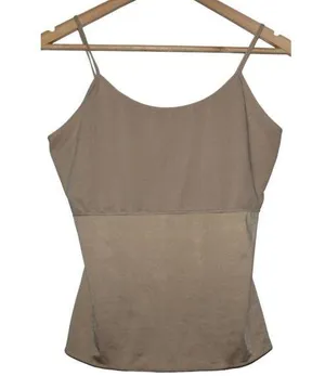 Women's Spanx Beige Cream Pull On Spaghetti Strap Tank Top Shapewear Size Large thumbnail 1