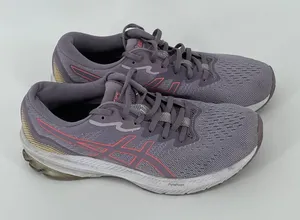 ASICS GT-1000‎ Running Shoes Women's Athletic Sneakers Mauve Purple Gold Size 10 thumbnail 1