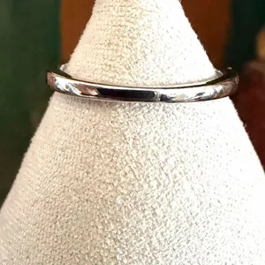 Silver Tone Halo CZ Engagement Style Ring Silver thumbnail 5